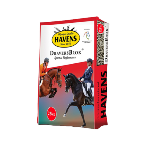 Zak Havens Draversbrok: Complete sport- en prestatiebrok voor paarden, rijk aan granen, luzerne en lijnzaad. Ideaal voor sportpaarden in training.