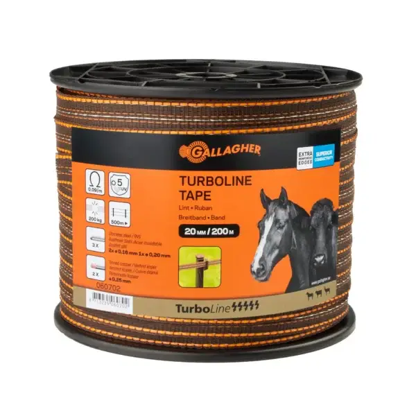 Gallagher TurboLine lint 20mm terra 200m